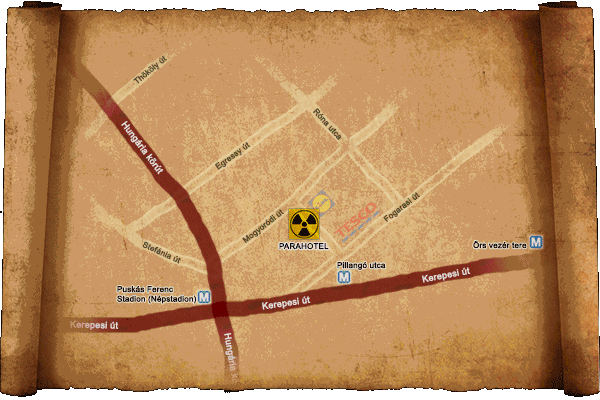 ParaHotel a térképen